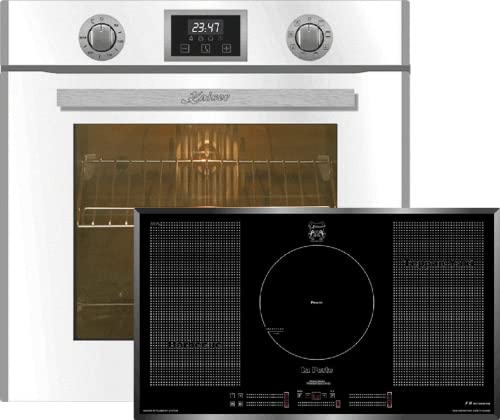 Kaiser Küchengeräte Backofen-Set EH 6326 W+KCT 97 FI La Perle, Elektro Einbau Backofen, Autark, 79L, 10 Funktionen…