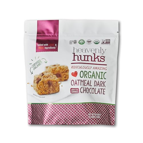 Heavenly Hunks Organic Oatmeal Dark Chocolate Chip - 22oz Bag