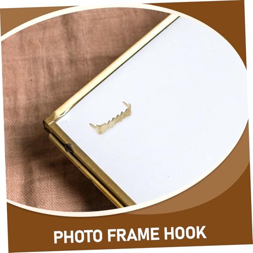 Image of HOMSFOU 100pcs Picture Frame Hangers Hardware for Hidden Wall Hanging for Photos and Artwork Easy Installation