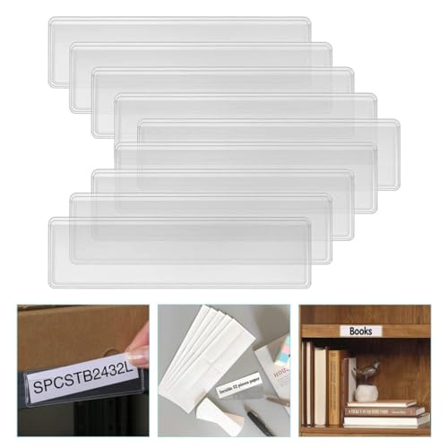 Soportes Autoadhesivos para Tarjetas de Índice Evita Pérdida de Documentos 6