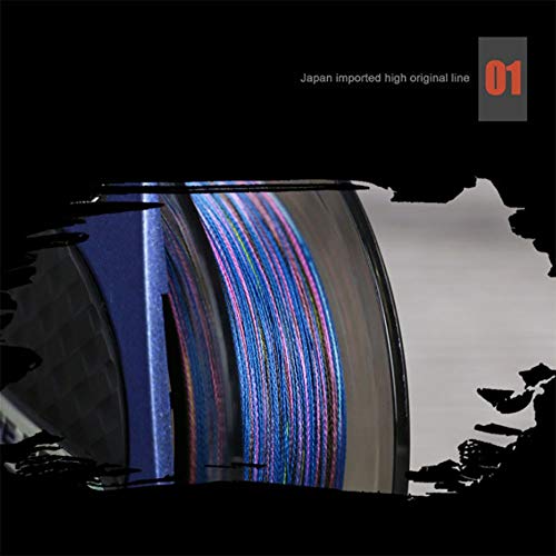 100 M Geflochtene Angelschnur, PE Starke und Abriebfeste Angelschnur Zero Stretch Kleiner Durchmesser 0.261mm – Bild 3