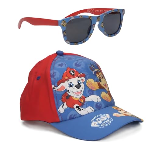 CERDÁ LIFE'S LITTLE MOMENTS Paw Patrol Ensemble Lunettes de Soleil et Casquette de Baseball | Accessoires pour Enfants Casquette d’Été Légère et...