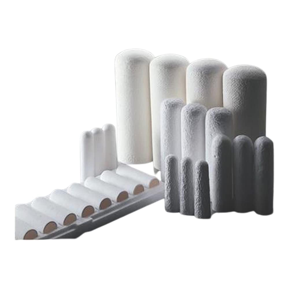 Advantec MFS N088R25X29X100MM, Extraction Thimble Filter, No. 88R, 1.6 mm Thickness, 25 mm Inner Diameter, 29 mm Outside Diameter, 100 mm Length, Quartz/Silica Fiber (Pack of 25)