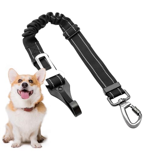 Cinturón de seguridad para perro, arnés elástico flexible para mascotas, cinturón de seguridad para perro, para cachorros, paseos diarios, viajes, viajes al aire libre, vehículo automotriz