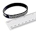 Forge Assorted Popular Scripture Verses Printed On Silicone Wristbands (Packs of 10 Silicone Bands) (Joshua 1:9)