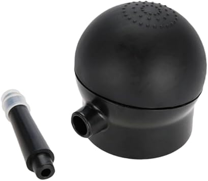Hair Building Sprayer Black Plastic and Silicone Powder Spray Applicator