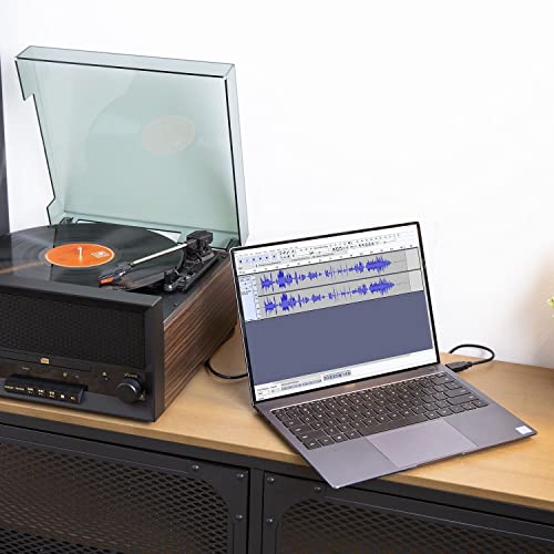 Fenton RP135W – Platine Vinyle CD, Platine Vinyle et Lecteur CD, Technologie Bluetooth, 3 Vitesses de disques 33, 45 et… - Les Beatles, Paul McCartney, John Lennon, RIngo Starr, George Harrison Fenton RP135W - Platine Vinyle CD, Platine Vinyle et Lecteur CD, Technologie Bluetooth, 3 Vitesses de disques 33, 45 et… – Image 4
