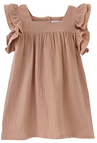 Girls Dresses Frill Sleeve Fly Dress