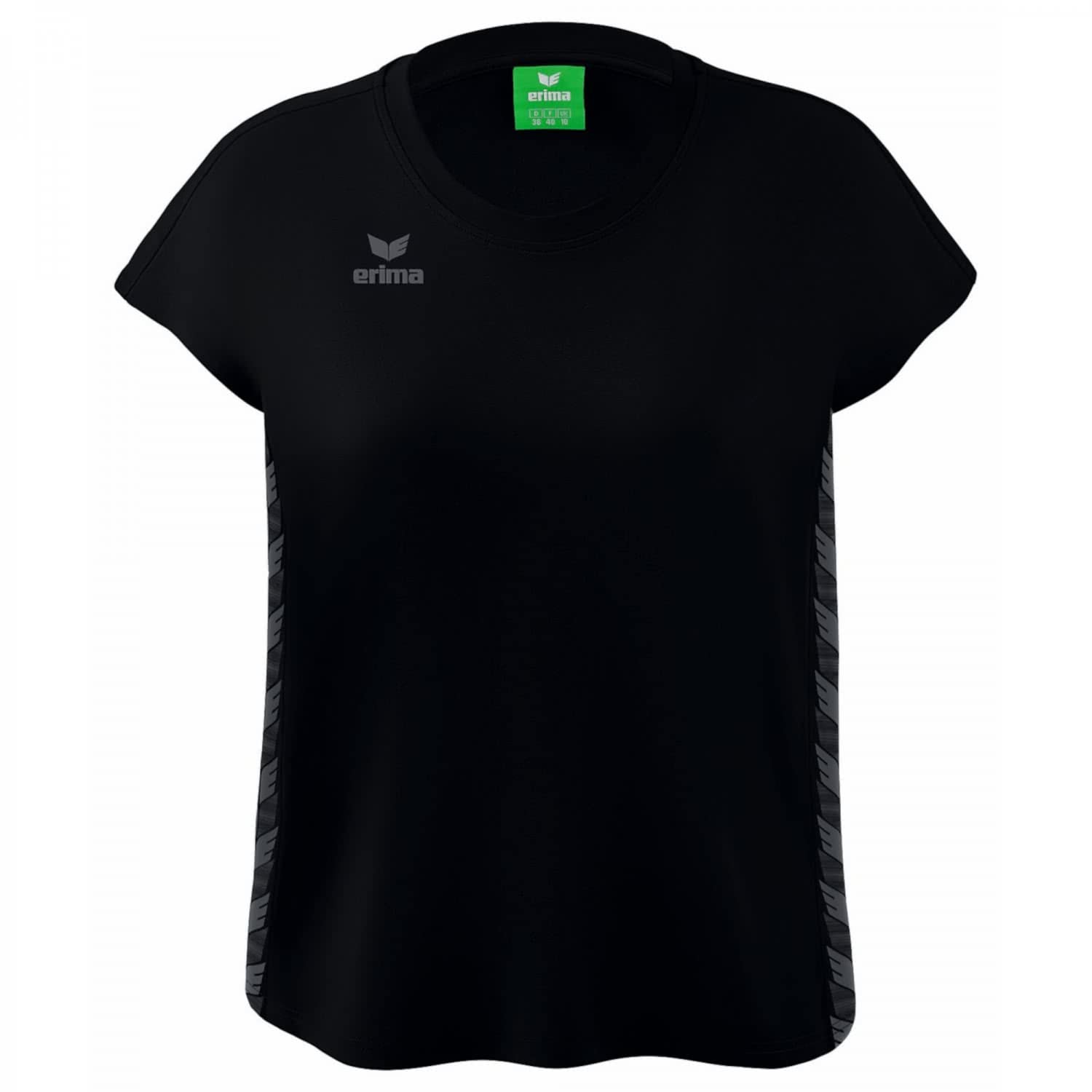 Erima Women's Essential Team Functional T-Shirt, Black, 40