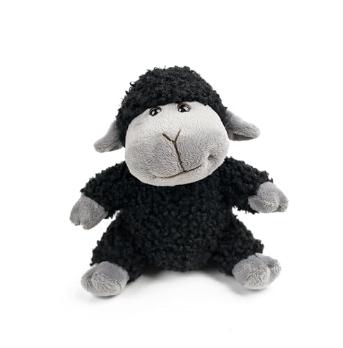 lilizzhoumax Simulation Lamb Plush Toy 13cm/5”, sit Realistic Stuffed Animal Wild Cute Sheep Plush Toy
