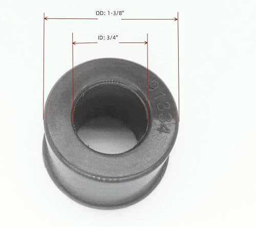 Miniatura 2 de Bujes de repuesto para rueda delantera John Deere Scotts Craftsman Snapper 91334 532009040 9040H 45-043 225-029 (juego de 4)