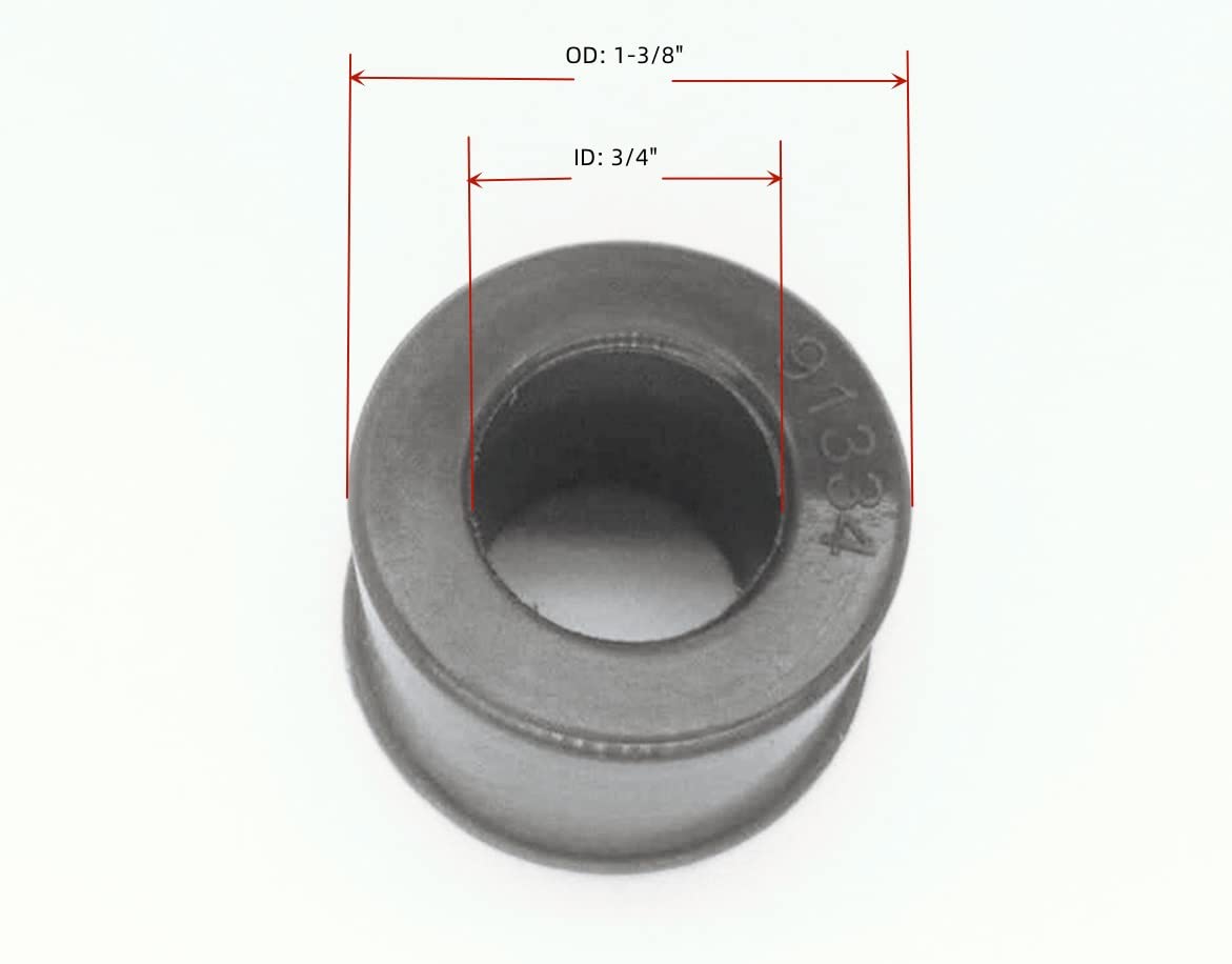 Bujes de rueda delantera de repuesto para John Deere Scotts Craftsman Snapper 91334 532009040 9040H 45-043 225-029 (juego de 4)