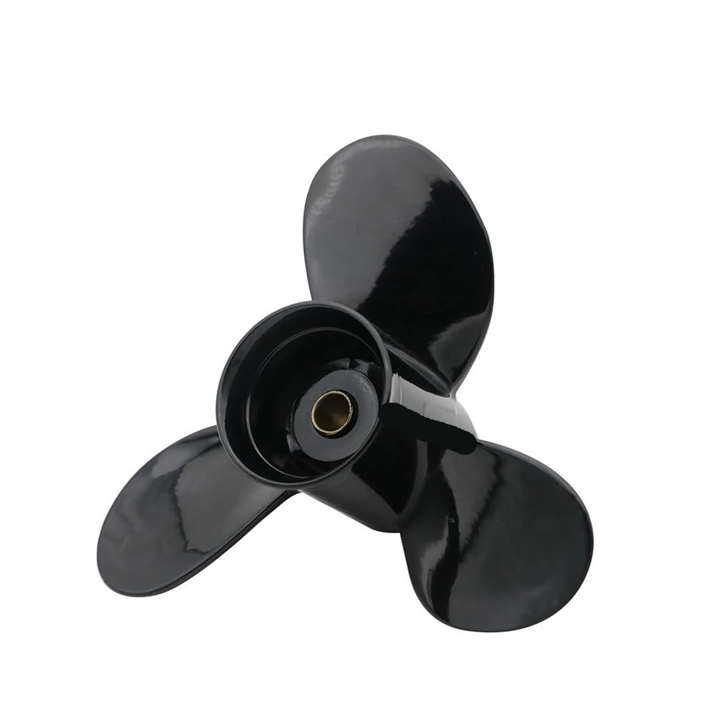 Hélice de rechange pour moteur hors-bord en aluminium 3 pales 12 cannelures