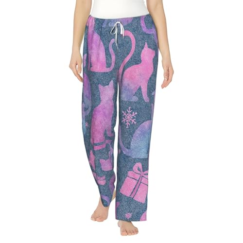 Pantalon de pyjama en polaire femme chaud et ultra confortable