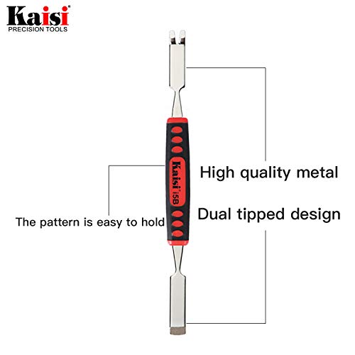 Kaisi Präzisionspinzetten-Set, 12-teilig, ESD-Pinzetten-Set, antistatisch, Edelstahl, gebogene Pinzette für Handwerk, Schmuck, Elektronik, Laborarbeiten