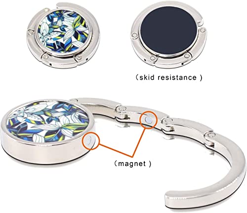 Beavoing MODEL-001 Purse Hanger, Foldable Purse Hook Set Of 6 Mixed Pattern Purse Table Hanger Womens Bag Purse Holder thumb #5