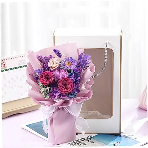 Bouquet de fleurs conservées CAKEEYUM et composition florale durable - 5