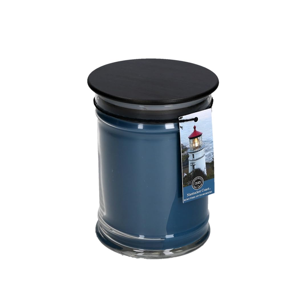 18oz Large Soy Wax Blend Fragranced Jar Candle-Nantucket Coast