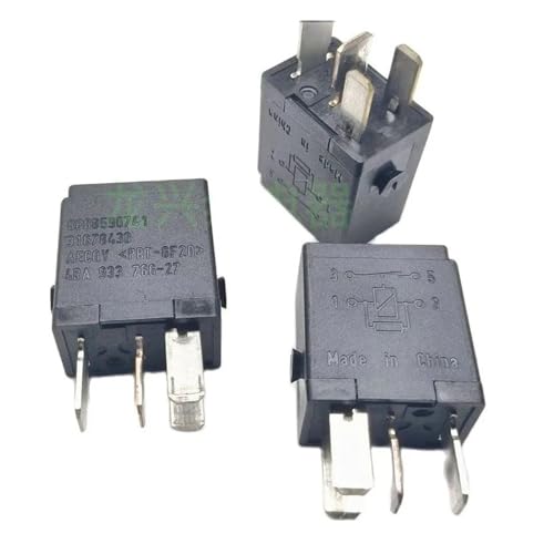 Relé 12VDC AECOY PBT-GF20 4RA 933 766-27 componente eléctrico automotriz de 1 unidad