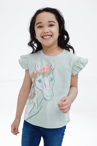 Image of John Deere Girls' Short Sleeve T-Shirt Toddler to Big Kid