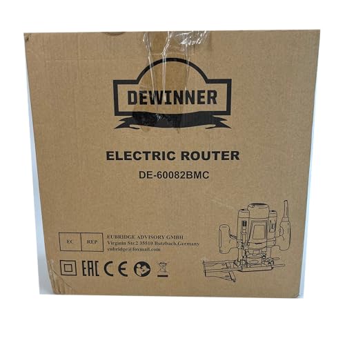 Wood Trimmer, DEWINNER Router Tool Electric Woodworking Power Router Trimmer,Variable Speed Hand Joiner Tool Plunge Router, Trimmer Laminator with 12PC 6mm 8mm Bits Collets 11 Wood Trimmer, DEWINNER Router Tool Electric Woodworking Power Router Trimmer,Variable Speed Hand Joiner Tool Plunge Router, Trimmer Laminator with 12PC 6mm 8mm Bits Collets - Image 11