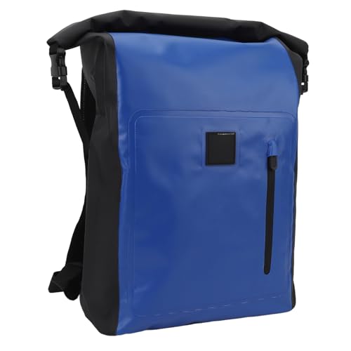 Asixxsix Backpack, 25L Capacity PVC Mesh Dry Bag Multipurpose Tear Roll Top Floating Backpack for Camping Hiking Fishing Cycling Kayaking Paddle Boarding