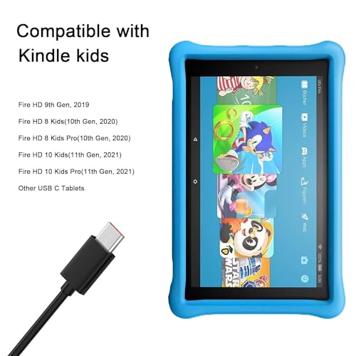 Toxaoii Paperwhite 2022 Charging Cable, USB Type C Charger Cord Compatible with Kindle