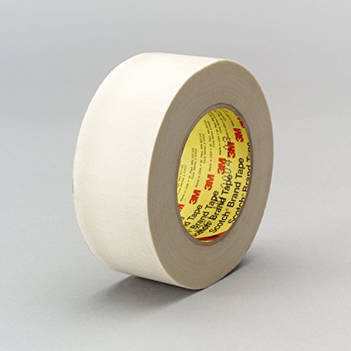 Image of 3M 95530-case Glass Cloth Tape 2 inch x 36 yd. 7.5 mil, 361, Glass Cloth, White (Pack of 24)