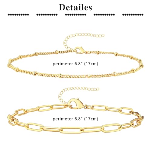 Image of QWALIT Toe Rings for Women Gold Toe Ring Gold Ankets for Women Silver Toe Ring Stainless Steel Waterproof Trendy Anklet no Tarnish