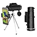 Produktbild Monokular Starscope Teleskop, 40x60 High Power HD Fernglas Low Light Nachtsicht Monokular für Vogelbeobachtung Erwachsene mit Smartphone Halter Stativ BAK4 Prisma für Klettern Wandern Vogelbeobachtung