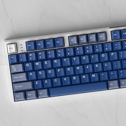 Image of Fogruaden PBT Keycaps Set, Cherry Profile Custom Keycap for Mechanical Keyboard Keycaps(Cherry wushilan)