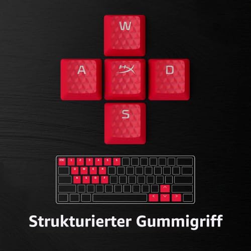HyperX Rubber Keycaps - Gaming Accessory Kit 19 Keys English (US) Layout Pink – Ansicht 2