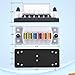 Nilight 6 Way Fuse Block with Negative Bus 12V Blade Fuse Holder ATC/ATO Standard Fuse Box Label Stickers Waterproof Cover Fuse Panel for Automotive Cars Trucks RVs Campers Vans, 2 Years Warranty