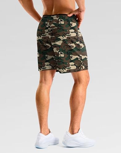 Image of G Gradual Men's Gym Workout Shorts Zipper Pockets 5 inch / 7 inch Quick Dry Breathable Runing Athletic Short for Men