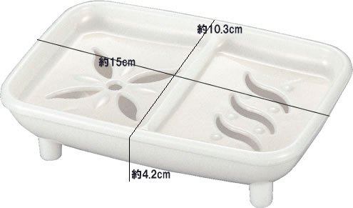 Amazon｜ヴァーナル ソープディッシュ 石鹸置き パールホワイト 洗顔