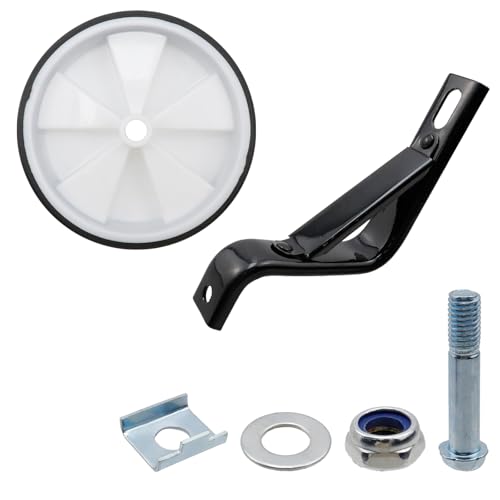Image of Pair of Black Bicycle Auxiliary Wheel Children's Bicycle Accessories,Training Wheels Kids Bike Children Training Bike Wheel