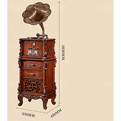 JRZTC Gramophone en Bois phonographe Gramophone Platine Vinyle Tourne-Disque Haut-parleurs contrôle du système stéréo 3… - Les Beatles, Paul McCartney, John Lennon, RIngo Starr, George Harrison JRZTC Gramophone en Bois phonographe Gramophone Platine Vinyle Tourne-Disque Haut-parleurs contrôle du système stéréo 3… – Image 5