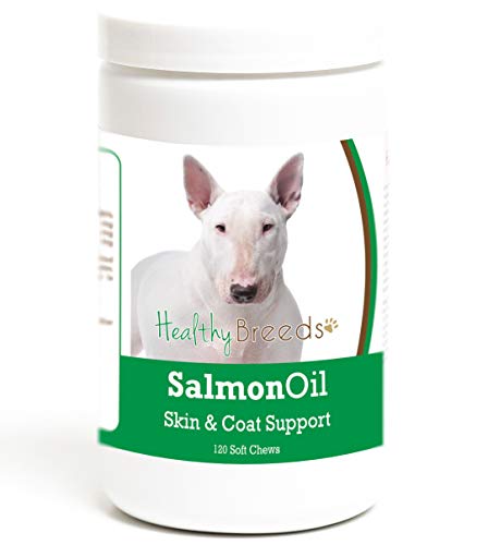 Healthy Breeds Bull Terrier Salmon Oil Soft Chews 120 Count