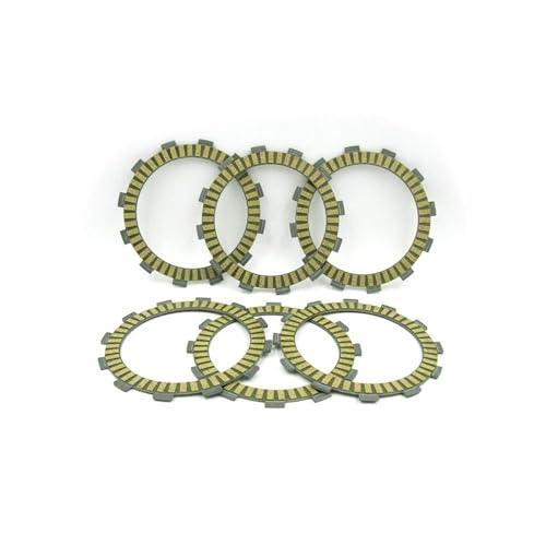 Kupplungssatz Motocross 6Pcs 105mm Kupplung Reibung Platten Faser Material Von Papier Verbund Für Yamaha XT250 2014-2017 2018 2019 2020 Motorrad