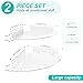 YAWSOUP Acrylic Corner Shower Shelves,Adhesive Shower Caddy Organizer for Bathroom Storage Home Decor,Clear, RustProof, No Drilling Bathroom Wall Shelf,2-Pack