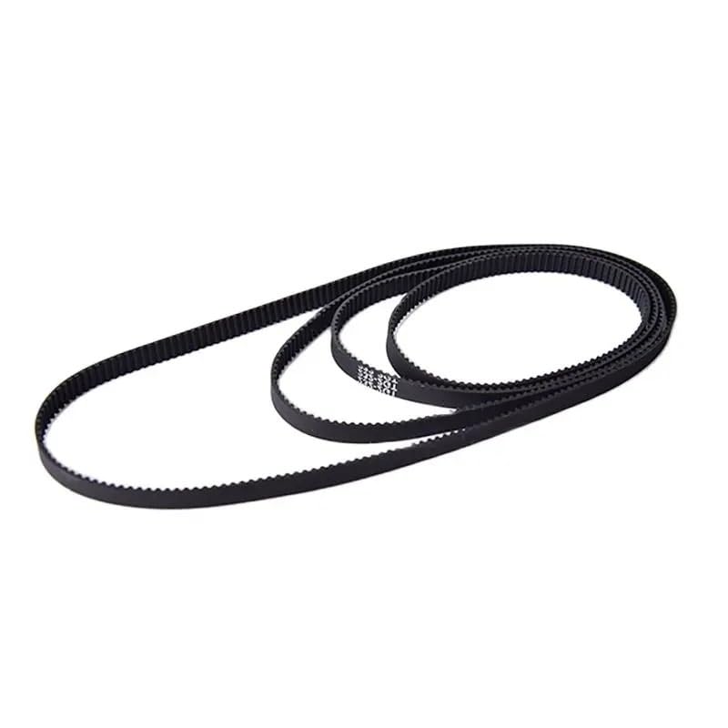 Antriebsriemen Motorrad 1x 2GT/GT2 Breite 6mm L302-400mm Ringförmige Geschlossene Kreisbogenzähne Gummi-Fiberglas-Förderzahnriemen