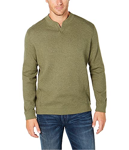 Tommy Bahama Mens Flip Side Pima Pullover Sweater, Green, Small #TOP25