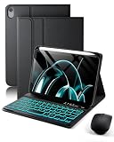 SAMTUNK for iPad mini 7 (2024) & Mini 6 (2021) Case with Keyboard- Black