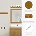 Design House Dalton Triple Robe Hook, Wall Mount, Wood, Honey Oak, Easy Installation, 2.75 in H x 17.4 in W x 4.6 in L, Item 561225