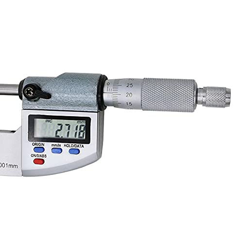 Mikrometr cyfrowy 0,001 mm elektroniczny cyfrowy mikrometr zewnętrzny 0-25 mm linijka, 0-25 mm