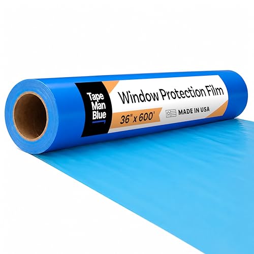 Window Protection Film 36 x 600' - Blue Tape
