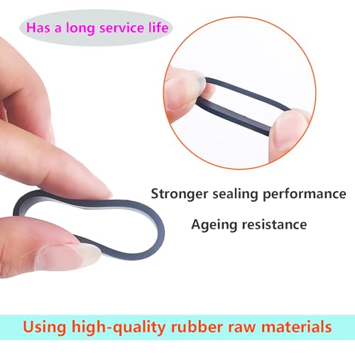Qrity 6 PCS Cone Seal Ring, Slip Joint Washer, Rubber Washer for Drain Pipe Sink Odour Trap Siphon 32MM Waste Pipe O Ring Seal - Image 3