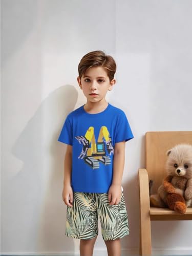 Image of AIWUHE Toddler T Shirts Cotton Summer Tshirts Boys Girls Short Sleeve Tee Tops Casual Graphic Clothes Crew Neck Shirts 2-6Y