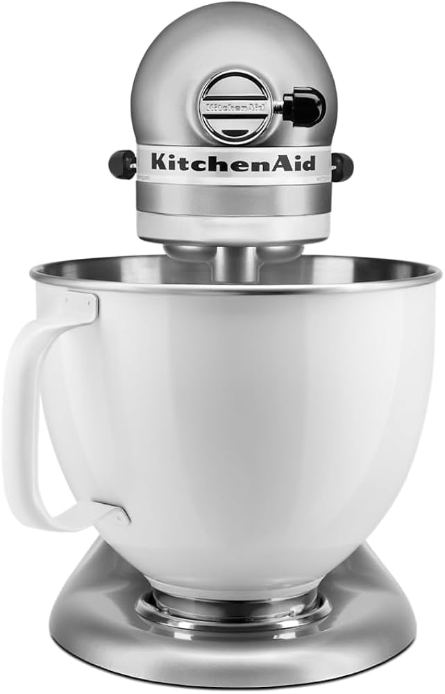 KitchenAid Artisan Series 5-Quart Tilt-Head Stand Mixer with White