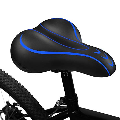 BLUEWIND Bike Seat, Most Comfortable Bicycle Seat Memory Foam Waterproof Bicycle Saddle